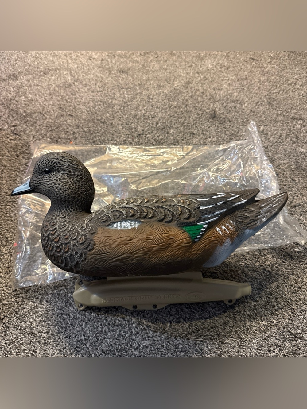 Flambeau Stormfront Classic Widgeon Duck Decoy Hunting Nesting 15" Home Decor